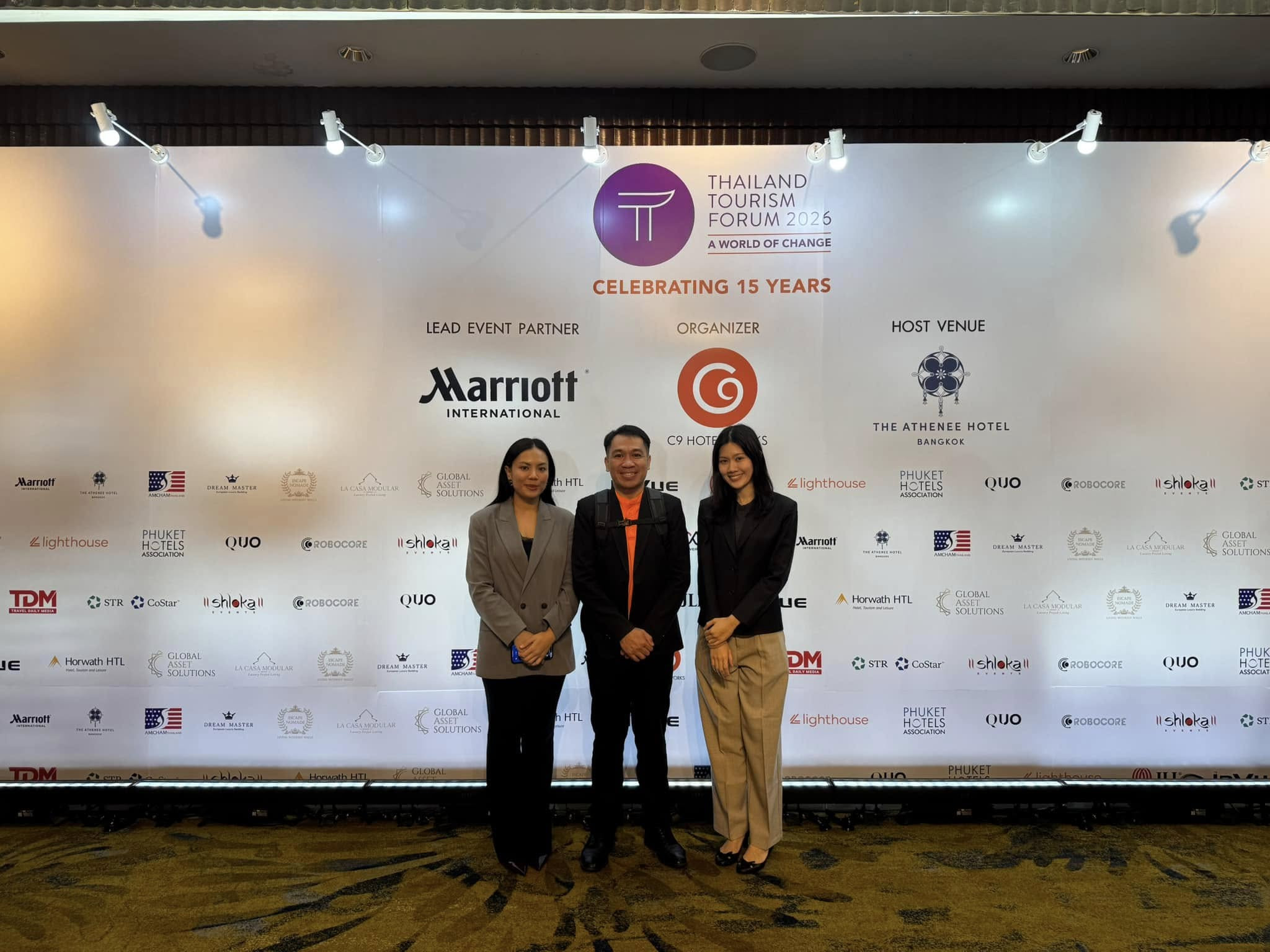 Thai Property Guide.com together with AMCHAM Thailand at the Thailand Tourism Forum 2026, January 22,2026 at the The Athenee Hotel Bangkok.